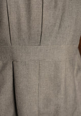 Rivera Pleated Pocket Jacket - Dove Stone Grey