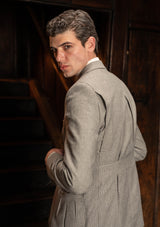 Rivera Pleated Pocket Jacket - Dove Stone Grey