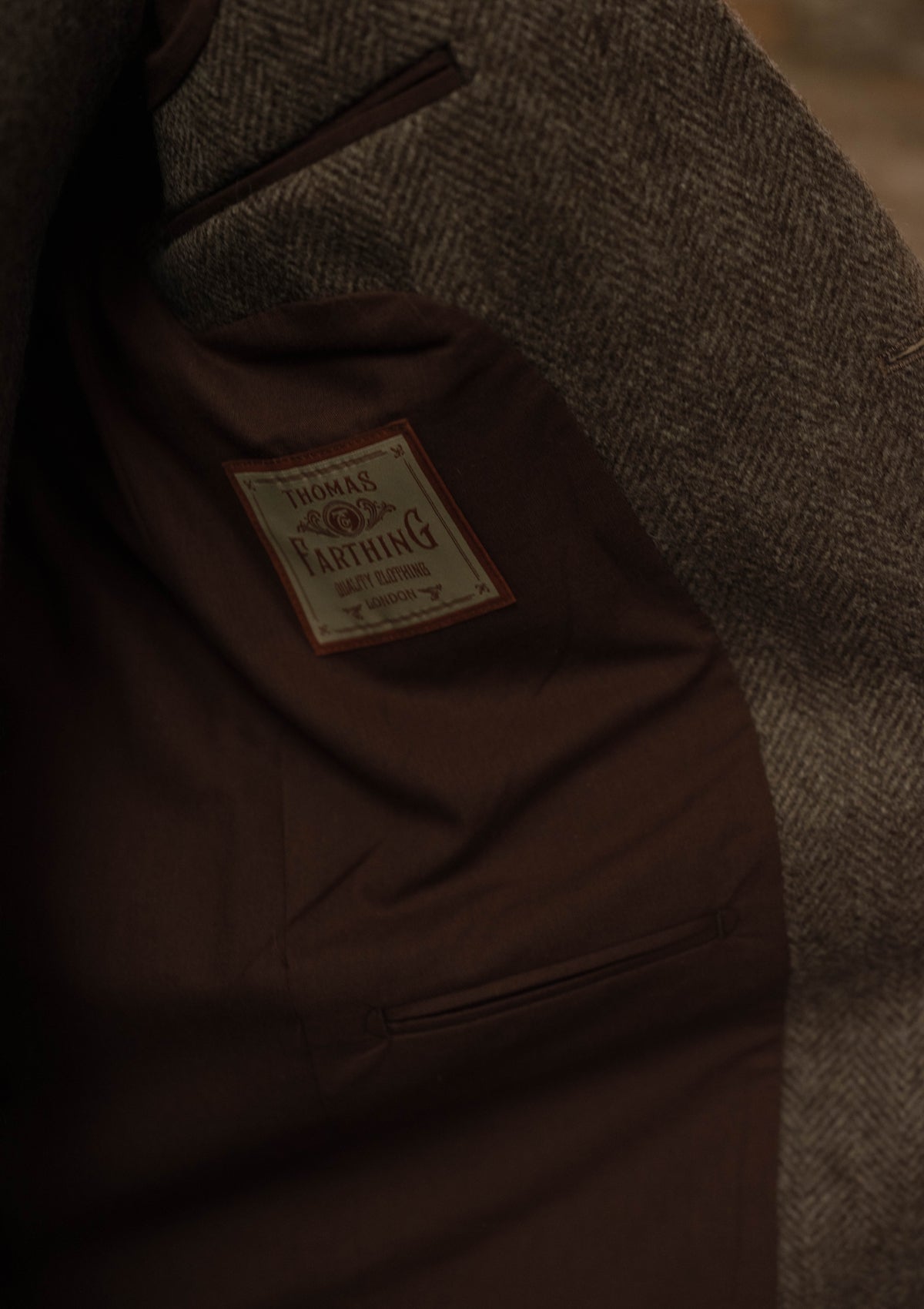 Rivera Pleated Pocket Jacket - Oatstone Herringbone