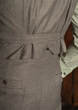 Rivera Cropped Waistcoat - Dove Stone Grey