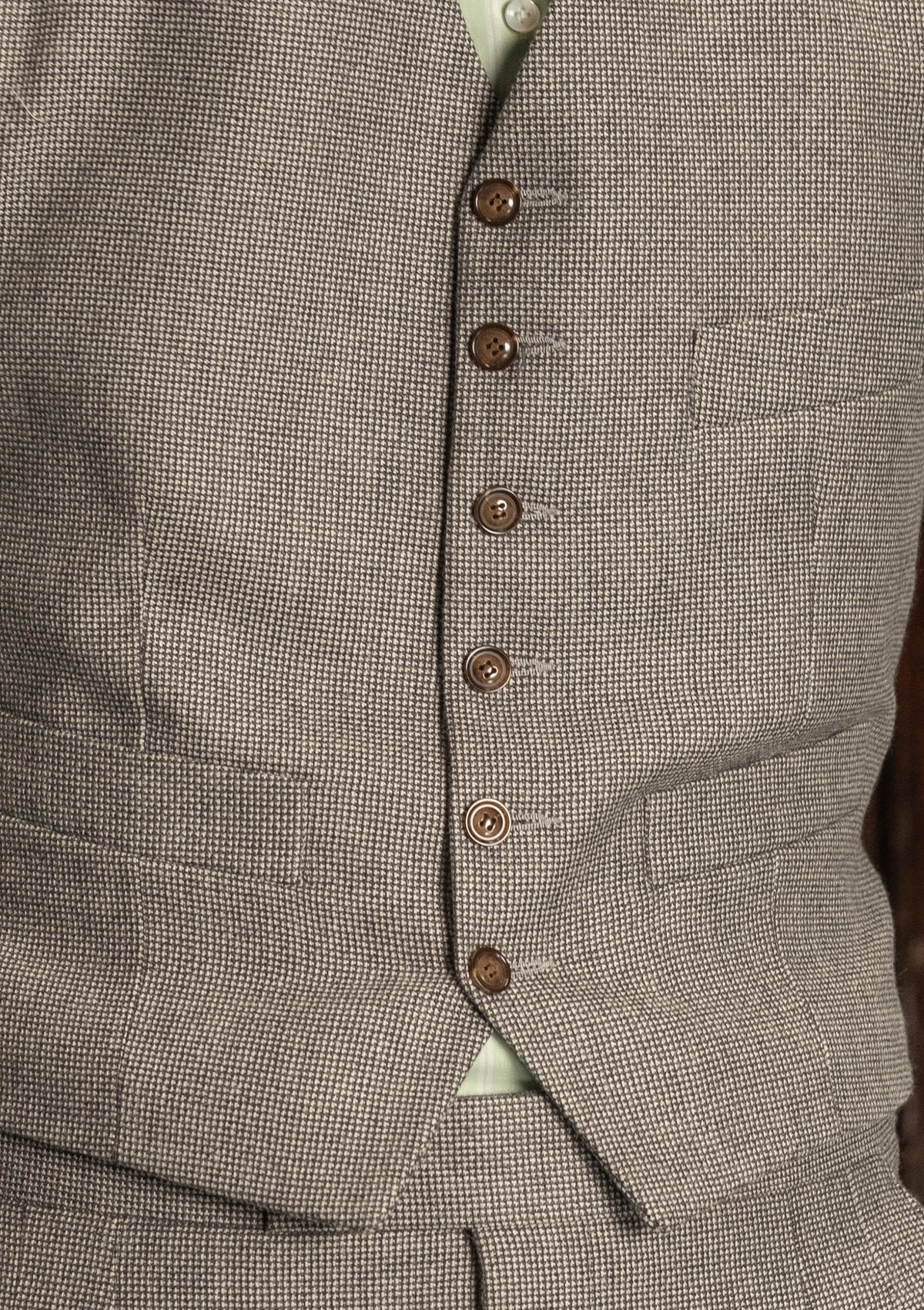 Rivera Cropped Waistcoat - Dove Stone Grey