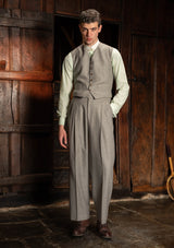 Rivera Cropped Waistcoat - Dove Stone Grey
