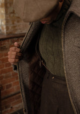 Riverton Wool Field Jacket - Grey Herringbone