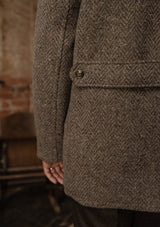Riverton Wool Field Jacket - Grey Herringbone