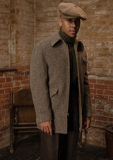 Riverton Wool Field Jacket - Grey Herringbone
