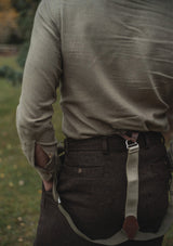 Brushed Cotton Shirt - Sage Green