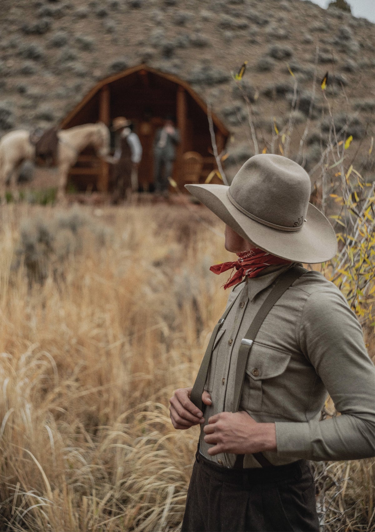 Brushed Cotton Shirt - Sage Green