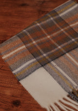 Merino Wool Scarf - Muted Blue Stewart