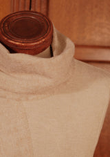 Merino Wool Scarf - Beige