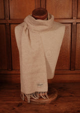 Merino Wool Scarf - Beige