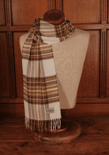 Merino Wool Scarf - Natural Dress Stewart