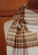 Merino Wool Scarf - Natural Dress Stewart