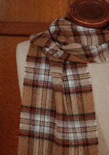 Merino Wool Scarf - Camel Stewart