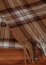 Merino Wool Scarf - Camel Stewart
