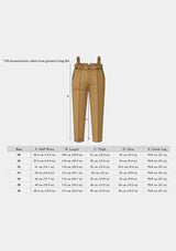 Grayson Fishtail Trousers - Flint Herringbone
