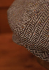 Stanton Baker Boy - (Wide-Width) Ash Fleck Herringbone Tweed