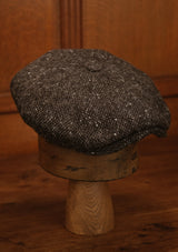 Stanton Baker Boy - (Wide-Width) Black Grain Donegal Tweed