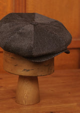 Stanton Baker Boy - (Wide-Width) Chunky Dark Denim Corduroy