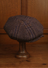 Stanton Baker Boy - (Wide Width) Midnight Blue Prince Of Wales British Tweed