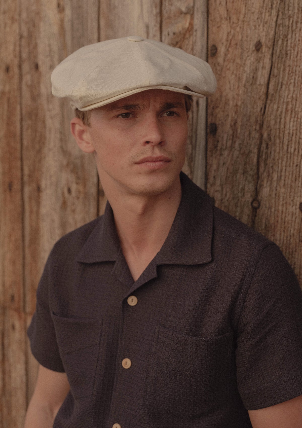 Stanton Baker Boy - (Wide-Width) White Linen