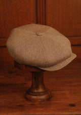 Fulton Baker Boy - (Mid-Width) Sand Herringbone Pure Silk