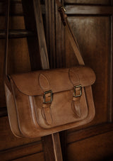 The Regent Saddle Leather Satchel - Tan