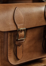 The Regent Saddle Leather Satchel - Tan