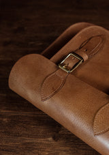 The Regent Saddle Leather Satchel - Tan
