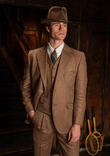 Coleman Jacket - Toasted Grain Herringbone