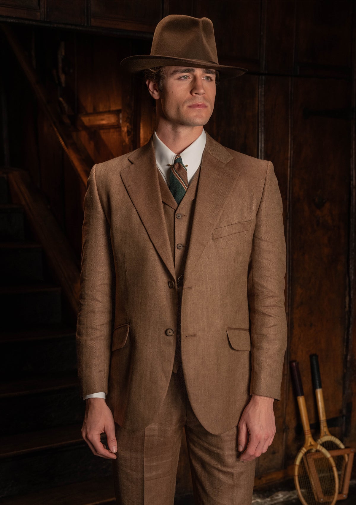 Coleman Jacket - Toasted Grain Herringbone