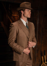 Coleman Jacket - Toasted Grain Herringbone