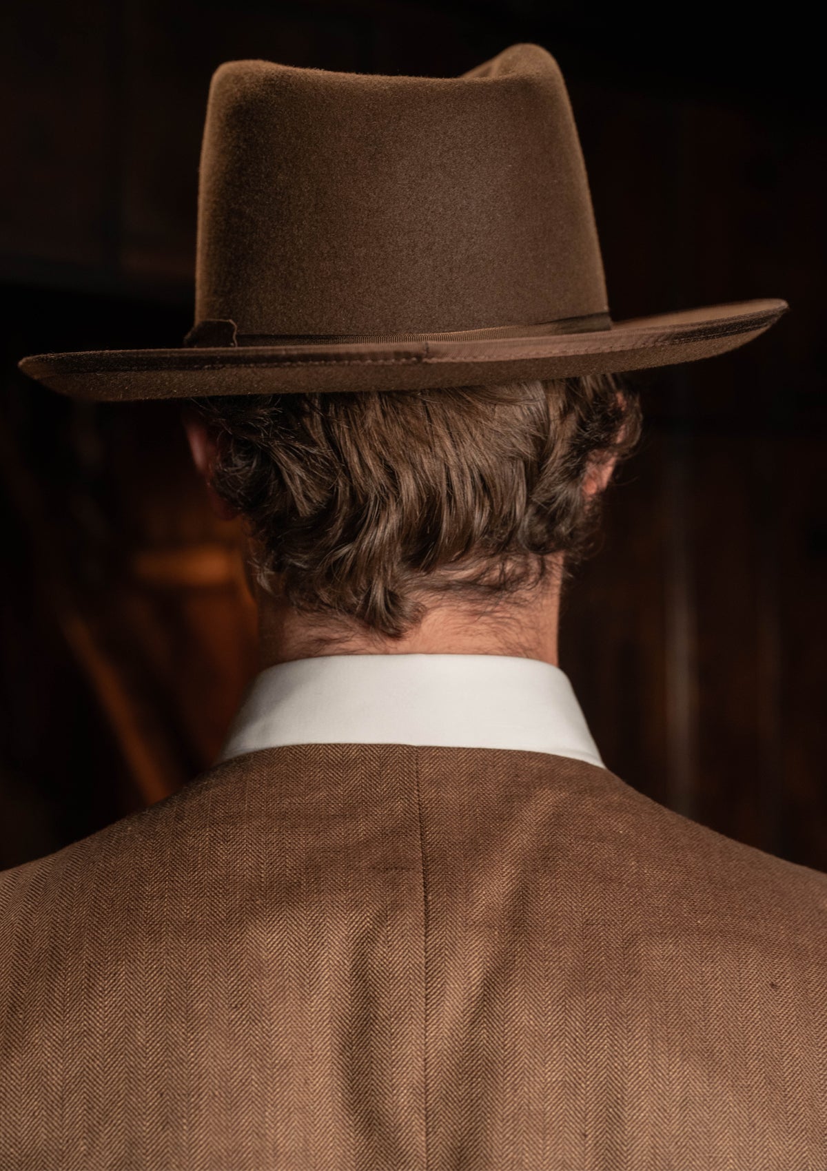 Coleman Waistcoat - Toasted Grain Herringbone