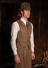 The Coleman Suit - Toasted Grain Herringbone