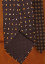 Navy Floral - Silk Tie