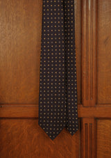 Navy Floral - Silk Tie