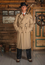 The Bogart Trench Coat - Stone