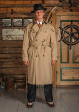 The Bogart Trench Coat - Stone