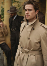 The Bogart Trench Coat - Stone