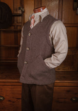 Pure Wool Waistcoat - Hazel
