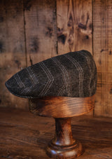 Walter Flat Cap - Charcoal Loden Windowpane