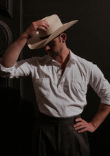 Wide Brim Western Straw Hat