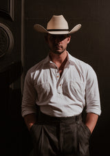 Wide Brim Western Straw Hat