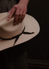 Wide Brim Western Straw Hat