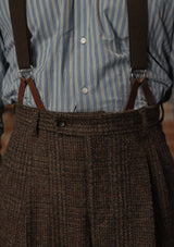 Woodrow Harris Tweed Clark Trousers - Dark Prince Of Wales