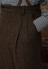 Woodrow Harris Tweed Clark Trousers - Dark Prince Of Wales