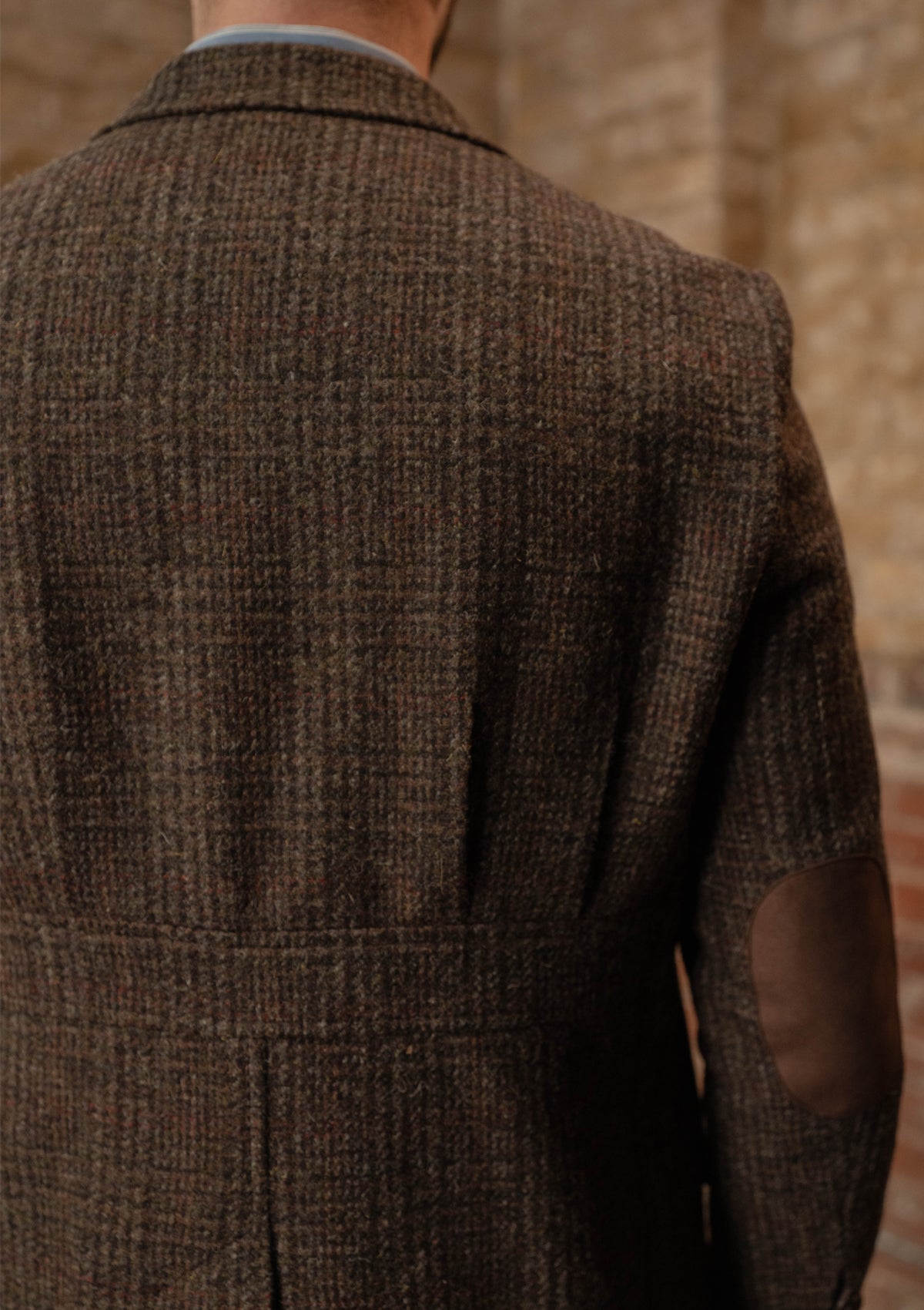 Woodrow Harris Tweed Jacket - Dark Prince Of Wales Check