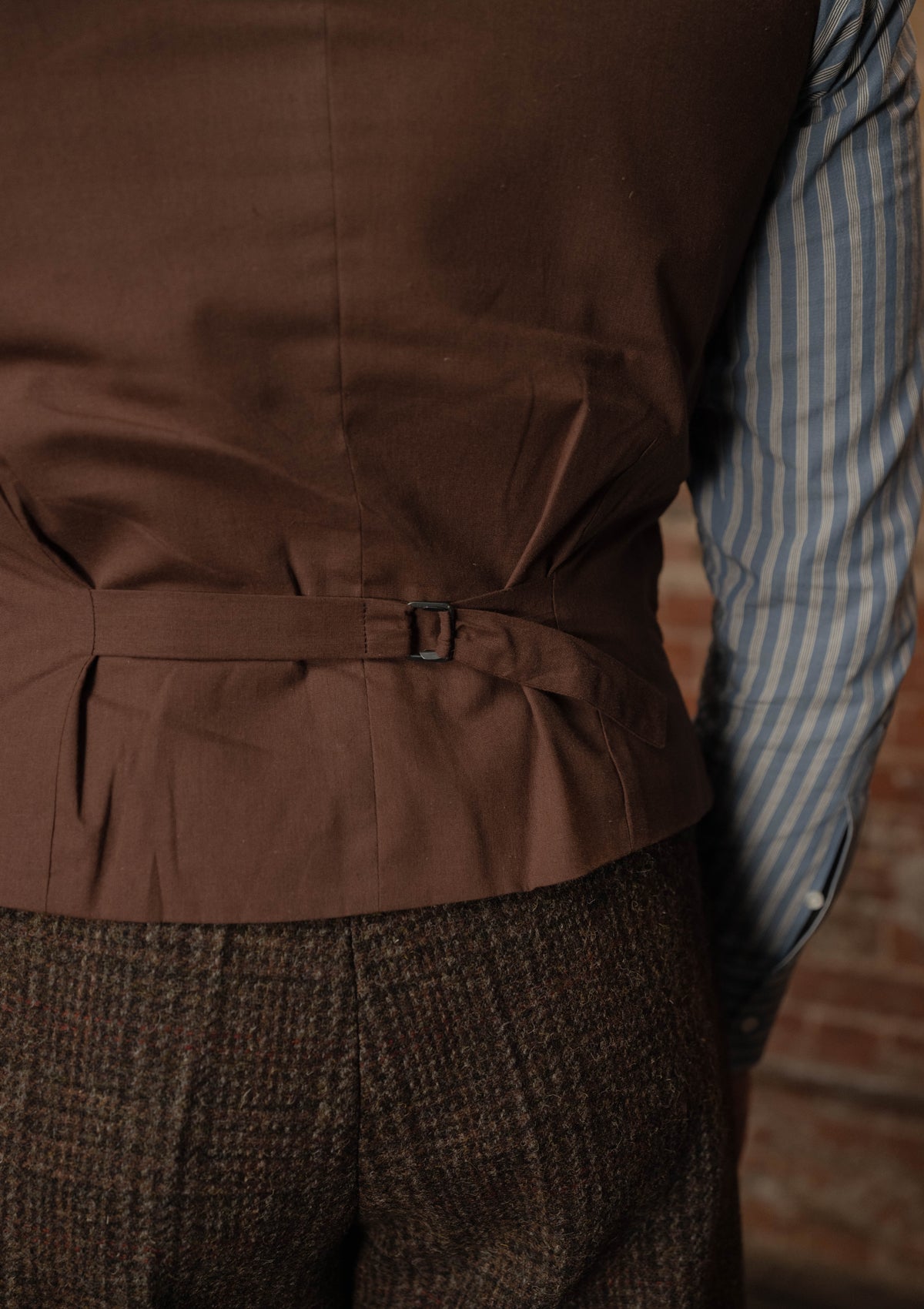 Woodrow Harris Tweed Waistcoat - Dark Prince Of Wales