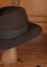 Loxley Wool Fedora - Espresso