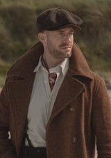 Cotton Workwear Shirt - Cream Pinstripe