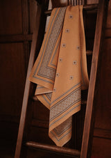 'Canyon Gold' 100% Cotton Selvedge Bandana - #8